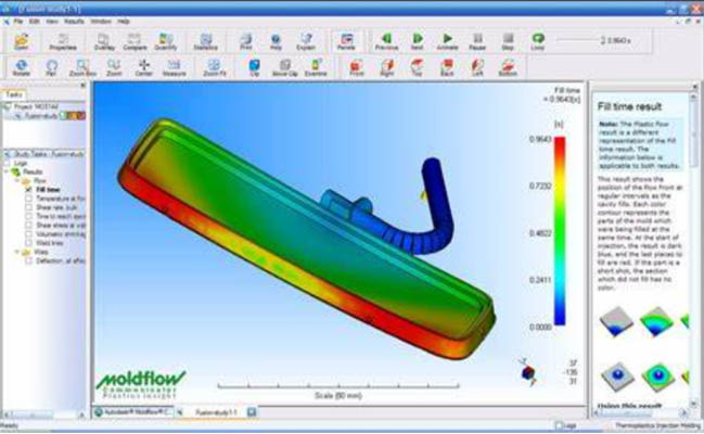 Moldflow analysis picture
